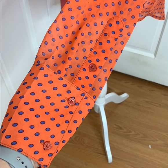 TEA N ROSE•BUTTON UP•BLOUSE - Picture 5 of 12